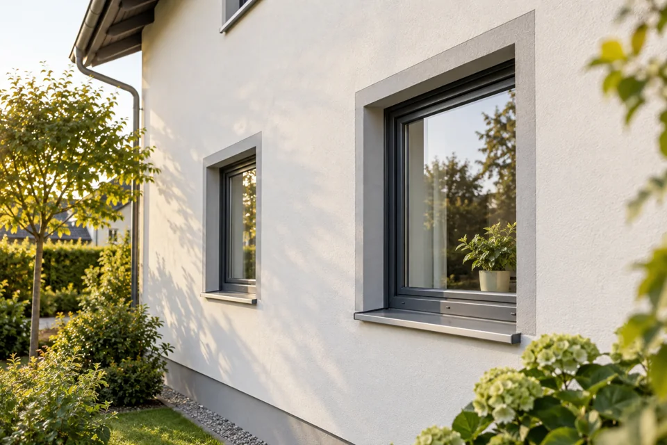 Gestaltungsbeispiel für Fassadenanstrich